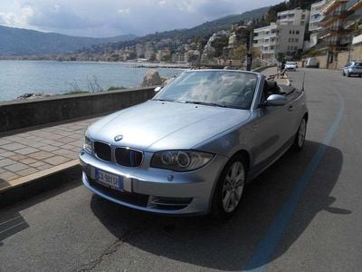 Usata BMW 120 Cabriolet Efficient Dynamics 170 CV (125 kW) 2009 Blu/azzurro Cabrio