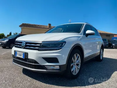 Usata VW Tiguan Executive 150 CV (110 kW) 2016 Bianco SUV