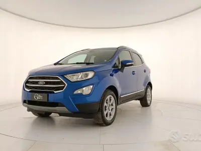 Second-hand Ford Ecosport Titanium S 100 CP (73 kW) 2018 Albastru SUV