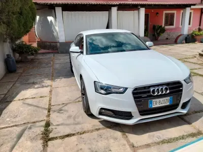 Usata Audi A5 S-Line 177 CV (130 kW) 2013 Bianco Coupé