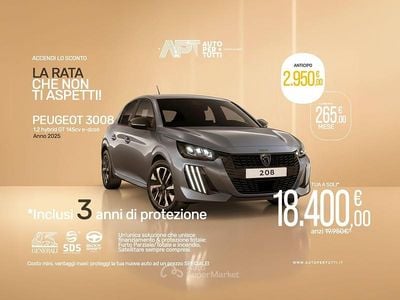 Usata Peugeot 208 Allure 110 CV (80 kW) 2025 Grigio Utilitaria