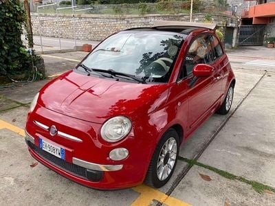 Usata Fiat 500C Rock 69 CV (50 kW) 2011 Rosso Cabrio