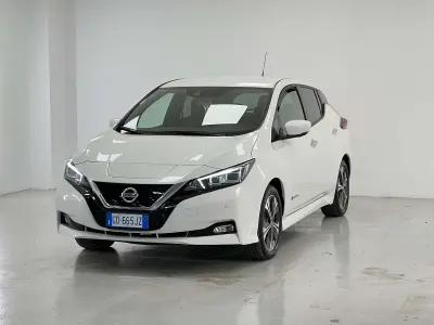 Usata Nissan Leaf 110 kW (150 CV) 2020 Bianco Utilitaria