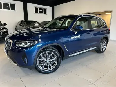 Usata BMW X3 Efficient Dynamics 190 CV (139 kW) 2022 Bluazzurro SUV