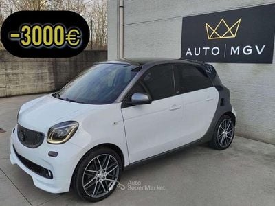 Begagnad Smart ForFour Brabus 109 HK (80 kW) 2016 Vit Halvkombi