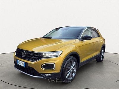 Usata VW T-Roc Advance 150 CV (110 kW) 2018 Giallo SUV