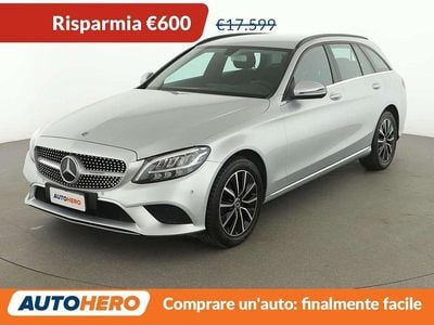 Usata Mercedes C180 Executive 122 CV (89 kW) 2019 Argento Station wagon