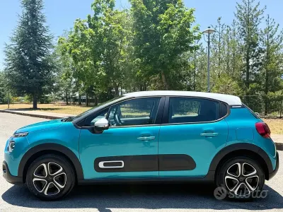 Usata Citroën C3 Shine 102 CV (75 kW) 2020 Verde Utilitaria