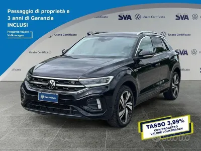 Usata VW T-Roc R-line 150 CV (110 kW) 2022 Nero SUV