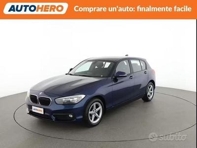 Usata BMW 116 Advantage 116 CV (85 kW) 2015 Blu Utilitaria
