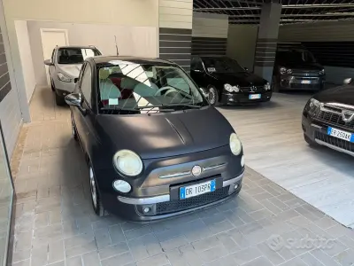 Usata Fiat 500 Lounge 69 CV (50 kW) 2008 Nero Berlina