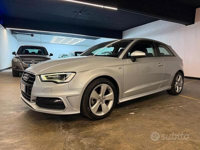 Usata Audi A3 S-Line 150 CV (110 kW) 2014 Grigio Berlina