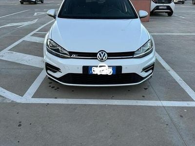 Usata VW Golf VII R-line 115 CV (84 kW) 2019 Bianco Utilitaria