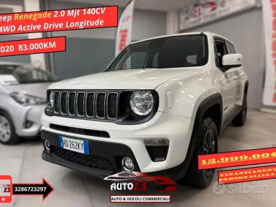 Usata Jeep Renegade Longitude 140 CV (102 kW) 2020 Bianco SUV