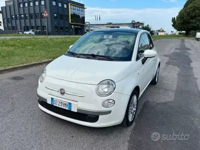 Usata Fiat 500 Pop 75 CV (55 kW) 2009 Bianco Cabrio