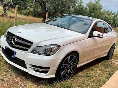 Usata Mercedes C250 Avantgarde 204 CV (150 kW) 2012 Bianco Coupé