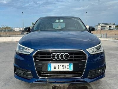 Usata Audi A1 S-Line 90 CV (66 kW) 2015 Blu Utilitaria