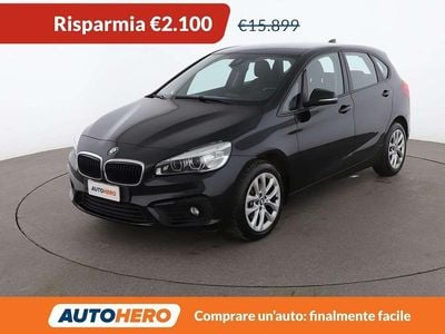 Usata BMW 218 Active Tourer Advantage 136 CV (100 kW) 2017 Nero Monovolume