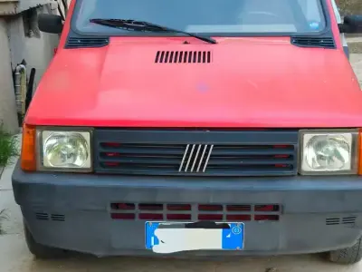 Usata Fiat Panda 45 CV (33 kW) 2003 Rosso Utilitaria