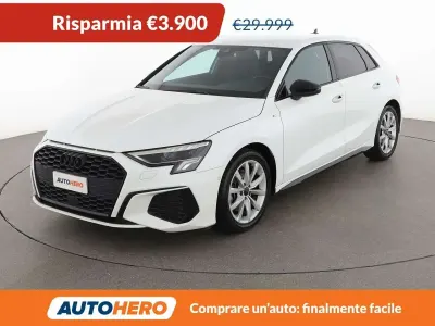 Usata Audi A3 S-Line 150 CV (110 kW) 2023 Bianco Berlina