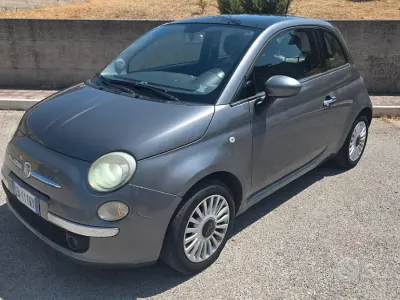 Usata Fiat 500 Lounge 69 CV (50 kW) 2012 Grigio Utilitaria
