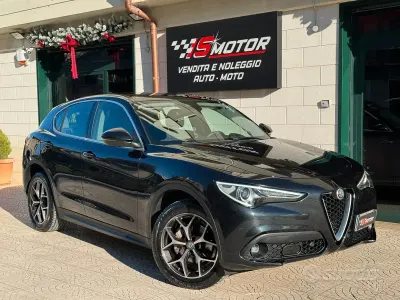 Brugt Alfa Romeo Stelvio Executive 210 HK (154 kW) 2018 Sort SUV