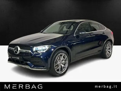 Usata Mercedes GLC300e Premium Plus 320 CV (235 kW) 2022 Blu SUV