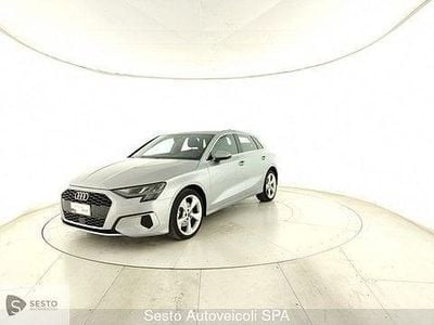 Usata Audi A3 Sportback Advanced 150 CV (110 kW) 2021 Argento Utilitaria