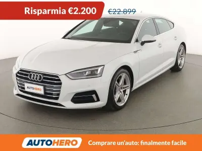 Usata Audi A5 Sport 190 CV (139 kW) 2018 Bianco Coupé