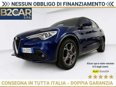 Usata Alfa Romeo Stelvio Ti 209 CV (153 kW) 2022 Blu/azzurro SUV