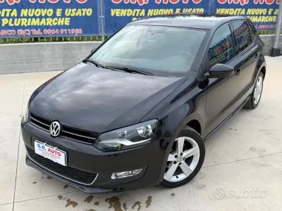 Usata VW Polo 90 CV (66 kW) 2012 Nero Utilitaria