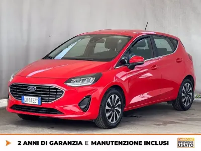 Usata Ford Fiesta Titanium 75 CV (55 kW) 2022 Rosso Utilitaria