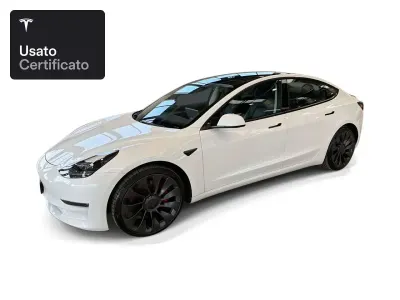 Usata Tesla Model 3 Performance 377 kW (513 CV) 2022 Pearl white multicoat Berlina