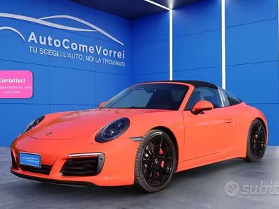 Usata Porsche 911 Targa 4S 420 CV (308 kW) 2016 Arancione Cabrio