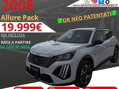Usata Peugeot 2008 Allure 101 CV (74 kW) 2025 Bianco SUV
