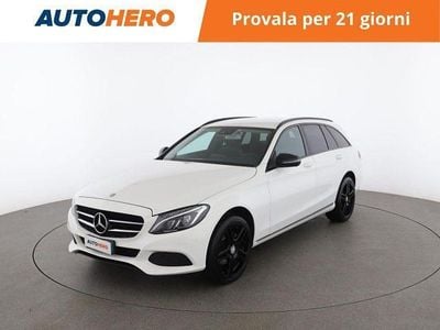 Usata Mercedes C220 170 CV (125 kW) 2016 Bianco Station wagon