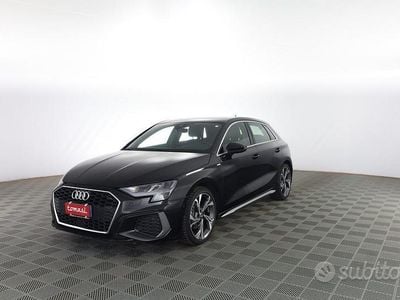 Usata Audi A3 S-Line 110 CV (80 kW) 2022 Nero midnight Berlina