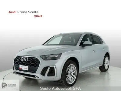 Usata Audi Q5 S-line plus 204 CV (150 kW) 2021 Argento floret metallizzato SUV