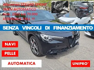 Usata Alfa Romeo Stelvio Sprint 160 CV (117 kW) 2022 Nero SUV