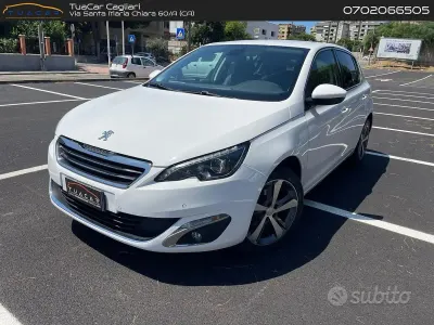 Usata Peugeot 308 Allure 119 CV (87 kW) 2017 Bianco Berlina