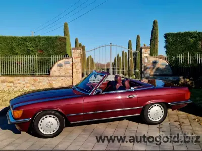 Usata Mercedes SL300 218 CV (160 kW) 1986 Marrone Cabrio