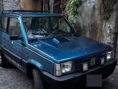 Usata Fiat Panda 4x4 50 CV (36 kW) 1990 Blu Utilitaria