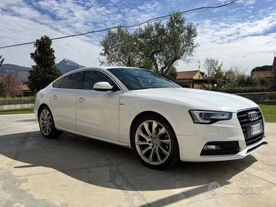 Usata Audi A5 S-Line 177 CV (130 kW) 2013 Bianco Coupé