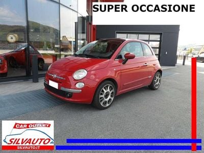 Usata Fiat 500 Lounge 69 CV (50 kW) 2008 Rosso Utilitaria