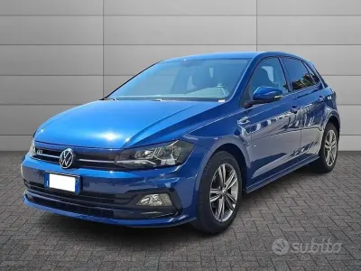 Usata VW Polo R-line 95 CV (69 kW) 2021 Bleu Utilitaria