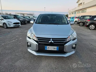 Usata Mitsubishi Space Star Intense 71 CV (52 kW) 2022 Grigio Utilitaria