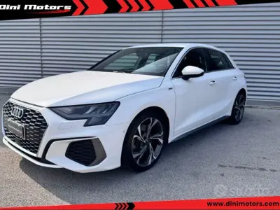 Usata Audi A3 S-Line 116 CV (85 kW) 2021 Bianco Berlina