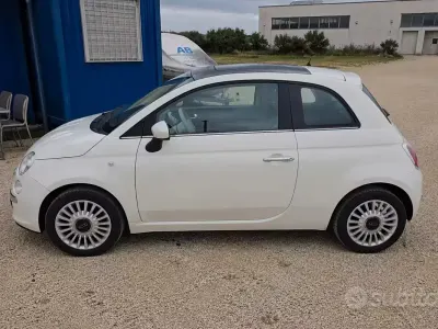 Usata Fiat 500 Lounge 69 CV (50 kW) 2013 Bianco Berlina