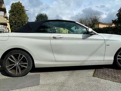 Usata BMW 218 Sport Line 150 CV (110 kW) 2018 Bianco Cabrio
