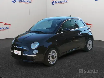 Usata Fiat 500 Lounge 69 CV (50 kW) 2014 Nero Utilitaria